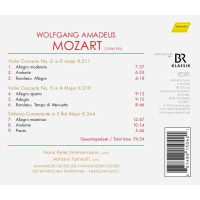 Wolfgang Amadeus Mozart (1756-1791): Violinkonzerte Nr. 2 & 5 - Hänssler  - (CD / Titel: H-Z)