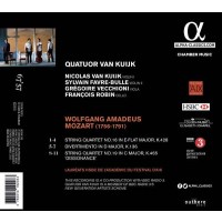 Wolfgang Amadeus Mozart (1756-1791): Streichquartette Nr.16 & 19 - Alpha  - (CD / Titel: H-Z)