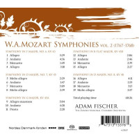 Wolfgang Amadeus Mozart (1756-1791): Symphonien Vol.2 - DaCapo  - (Classic / SACD)