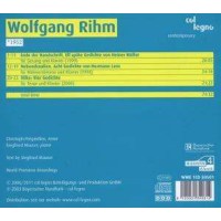 3 Liederzyklen - Wolfgang Rihm - col legno  - (CD /...