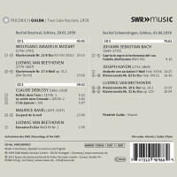 Friedrich Gulda - Two Solo Recitals - SWR  - (CD / Titel:...