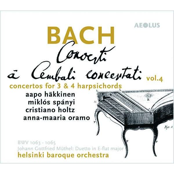 Johann Sebastian Bach (1685-1750): Cembalokonzerte Vol.4 - Aeolus  - (Classic / SACD)