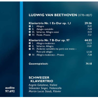 Ludwig van Beethoven (1770-1827): Sämtliche Werke für Klaviertrio Vol.1 - Audite  - (CD / Titel: H-Z)