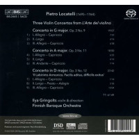 Pietro Locatelli (1695-1764): Violinkonzerte op.3 Nr.9,11,12 - BIS  - (Classic / SACD)