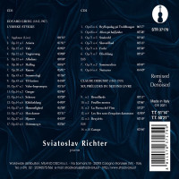 Edvard Grieg (1843-1907): Svjatoslav Richter - Live in Athen, Kozani & Cosenza - Stradivarius  - (CD / Titel: H-Z)