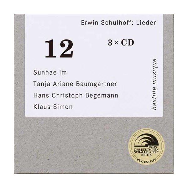 Erwin Schulhoff (1894-1942): Sämtliche Lieder - bastille musique  - (CD / Titel: H-Z)