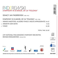 Ignaz Paderewski (1860-1941): Symphonie h-moll op.24...