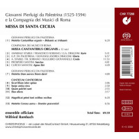 Giovanni Pierluigi da Palestrina (1525-1594): Messa per Santa Cecilia - Christophorus  - (Classic / SACD)