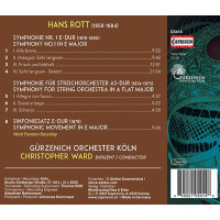 Hans Rott (1858-1884): Sämtliche Orchesterwerke...