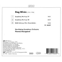 Dag Wiren (1905-1986): Symphonien Nr.4 & 5 - CPO  - (CD / Titel: H-Z)