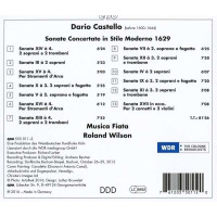 Dario Castello (1600-1658): Sonate concertate in stile moderno 1629 - CPO  - (CD / Titel: H-Z)