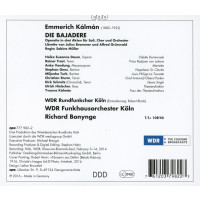 Die Bajadere - CPO  - (CD / Titel: A-G)