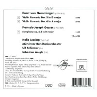 Ernst von Gemmingen (1759-1813): Violinkonzerte Nr.3  &  4 - CPO  - (CD / Titel: H-Z)