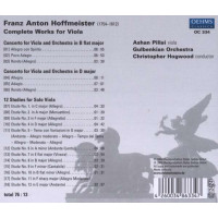 Franz Anton Hoffmeister (1754-1812): Violakonzerte D-Dur...