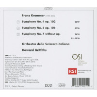 Franz Krommer (1759-1831): Symphonien Nr.4,5,7 (op.102,op.105,WoO) - CPO  - (CD / Titel: H-Z)