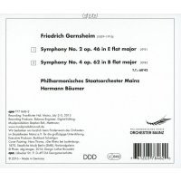 Symphonien Nr.2 Es-Dur op.46 & Nr.4 B-Dur op.62 - CPO...