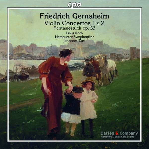 Friedrich Gernsheim (1839-1916): Violinkonzerte Nr.1 D-Dur op.42 & Nr.2 F-Dur op.86 - CPO  - (CD / Titel: H-Z)