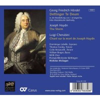 Georg Friedrich Händel (1685-1759): Dettingen Te Deum - Carus  - (CD / Titel: A-G)