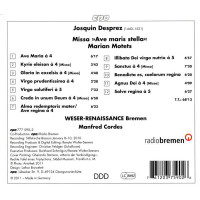 Josquin Desprez (1440-1521): Marien-Motetten - CPO  - (CD...