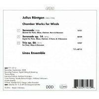 Julius Röntgen (1855-1932): Kammermusik für Bläser - CPO  - (CD / Titel: H-Z)