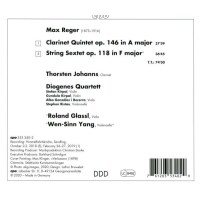 Max Reger (1873-1916): Klarinettenquintett op.146 - CPO  - (CD / Titel: H-Z)