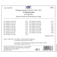 Wolfgang Amadeus Mozart (1756-1791): Kirchensonaten für Orgel solo - Carus  - (CD / Titel: H-Z)