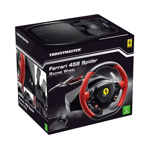 XB-One Lenkrad Ferrari 458 Spider RW Thrustmaster - Thrustmaster  - (XBox One Hardware / Zubehör)