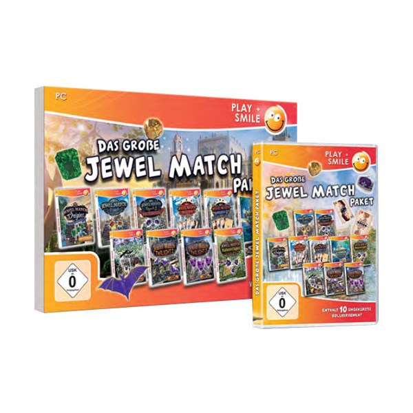 Große Jewel-Match-Paket  PC - Astragon  - (PC Spiele / Sammlung)