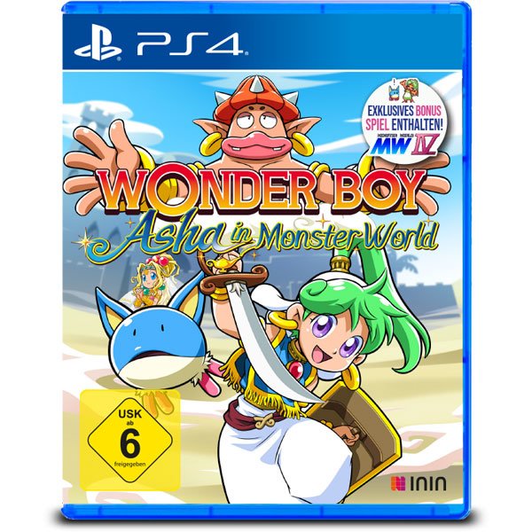 Wonder Boy: Asha in Monster World PS-4 ININ Games - NBG  - (SONY® PS4 / JumpN Run)