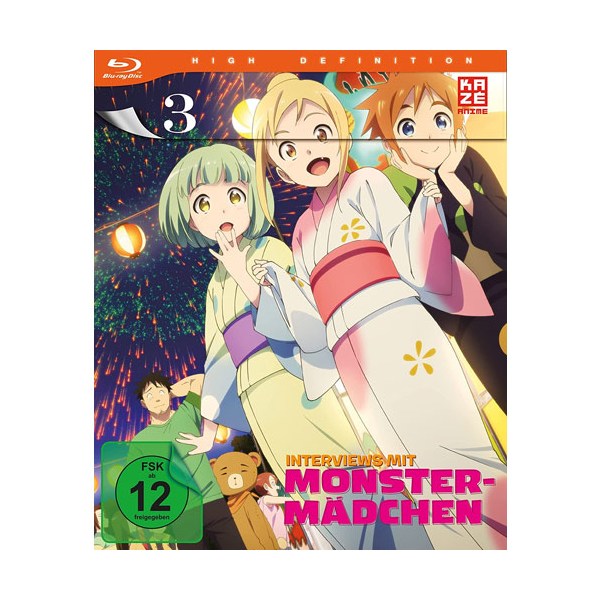 Interviews mit Monster-Mädchen #3 (BR) Min: /DD5.1/WS - AV-Vision  - (Blu-ray Video / Anime)