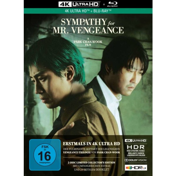 Sympathy for Mr. Vengeance (Ultra HD Blu-ray & Blu-ray im Mediabook) - 3L  - (Ultra HD Blu-ray / Thriller)