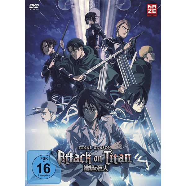 Attack on Titan - Vol. 4.1 (DVD) LE + SS Sammelschuber (Limited Edition) Vol. 01-08 - AV-Vision  - (DVD Video / Anime)