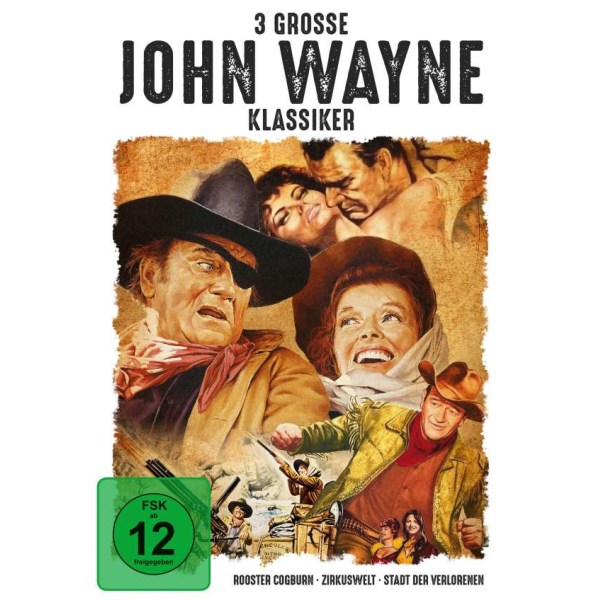 3 grosse John-Wayne-Klassiker: - WVG Medien GmbH  - (DVD Video / Sonstige / unsortiert)