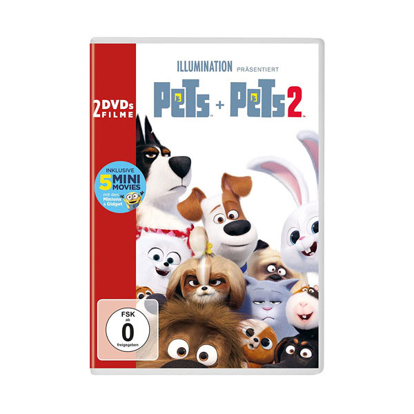 Pets  1&2 (DVD) Doppelpack Min: 165/DD5.1/WS  2Disc - Universal Pictures  - (DVD Video / ANIMATION)