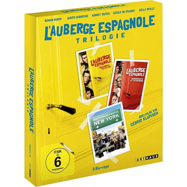 LAuberge espagnole - Trilogie (BR) Min: 368/DD5.1/WS - Arthaus  - (Blu-ray Video / Komödie)