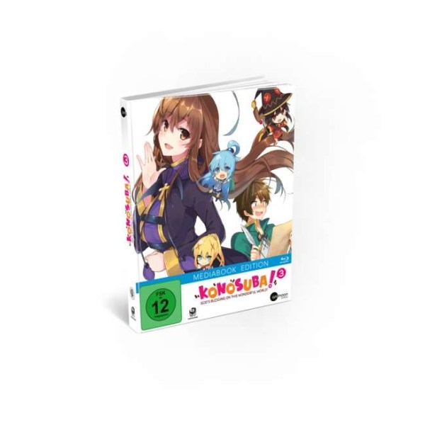 KonoSuba Staffel 2 Vol. 3 (Limited Mediabook Edition) (Blu-ray) - AniMoon Publishing  - (Blu-ray Video / Anime)