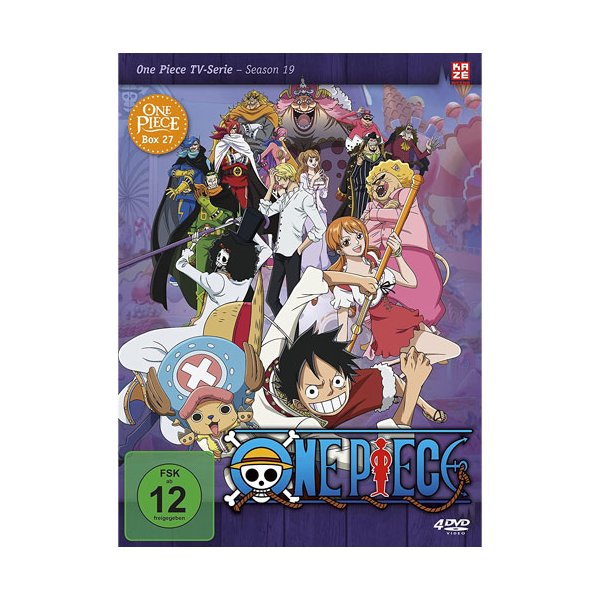 One Piece BOX 27 (DVD)  TV-Serie (Episoden 805-828)  4Disc - Crunchyroll  - (DVD Video / Zeichentr.)