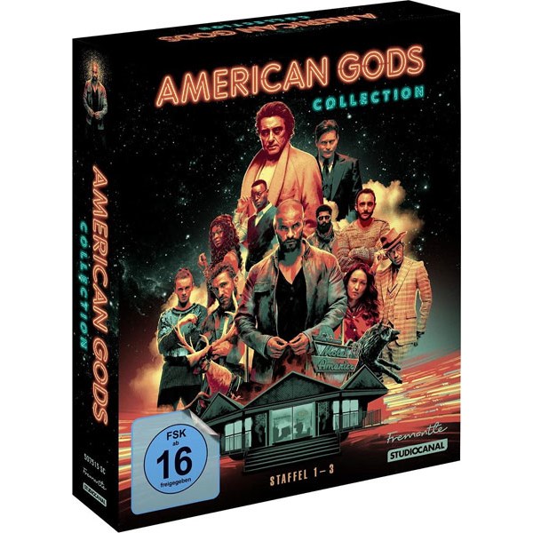 American Gods - Staffel  1-3 (BR) Min: 1399/DD5.1/WS  10Disc, Schuber - Studiokanal (Plaion)  - (Blu-ray Video / TV-Serie)