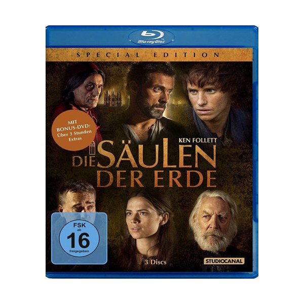 Säulen der Erde, Die (BR) S.E. 3Disc Min: 424/DD/WS   Special Edition - STUDIOCANAL  - (Blu-ray Video / Historienfilm)