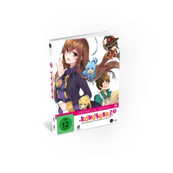 KonoSuba Staffel 2 Vol. 3 (Limited Mediabook Edition) -   - (DVD Video / Sonstige / unsortiert)