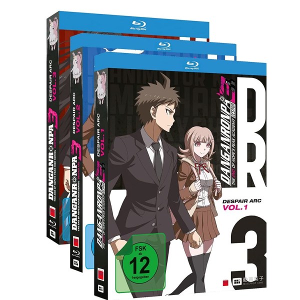 Danganronpa 3: Despair Arc  1-3 (BR) Gesamtausgabe, Bundle, 3Disc - FILMCONFECT  - (Blu-ray Video / Anime)