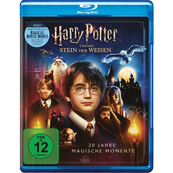 Harry Potter 1 - Stein d.Weisen (BR) JE 2Disc Jubiläums-Ed, Magical Movie Modus - Universal Picture  - (Blu-ray Video / Fantasy)