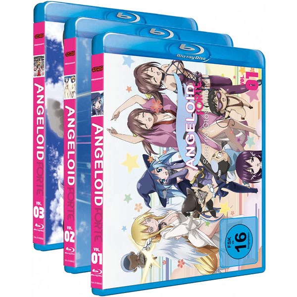 Angeloid: Sora no Otoshimono BOX 2 (BR) Forte, Kompl. Staffel 2, Bundle Vol.1-3 - AV-Vision  - (Blu-ray Video / Anime)