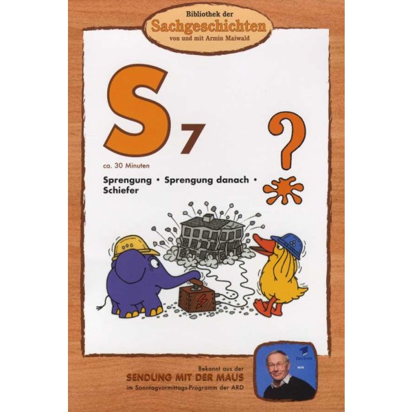 Bibliothek der Sachgeschichten - S7 (Sprengung - Schiefer) - Q Rious  - (DVD Video / Kinderfilm)