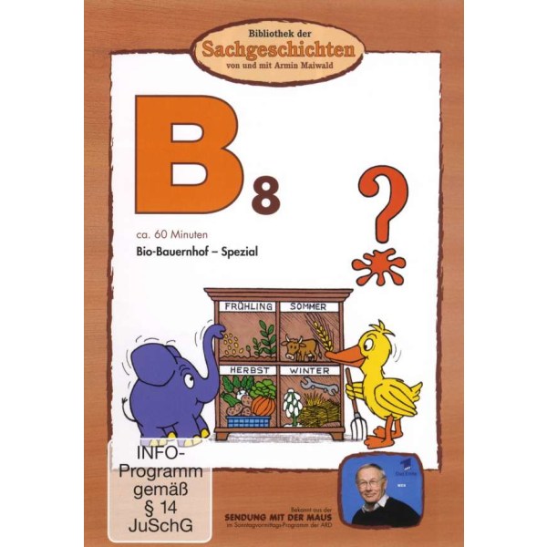 Bibliothek der Sachgeschichten - B8 (Bio Bauernhof) - Q Rious  - (DVD Video / Kinderfilm)