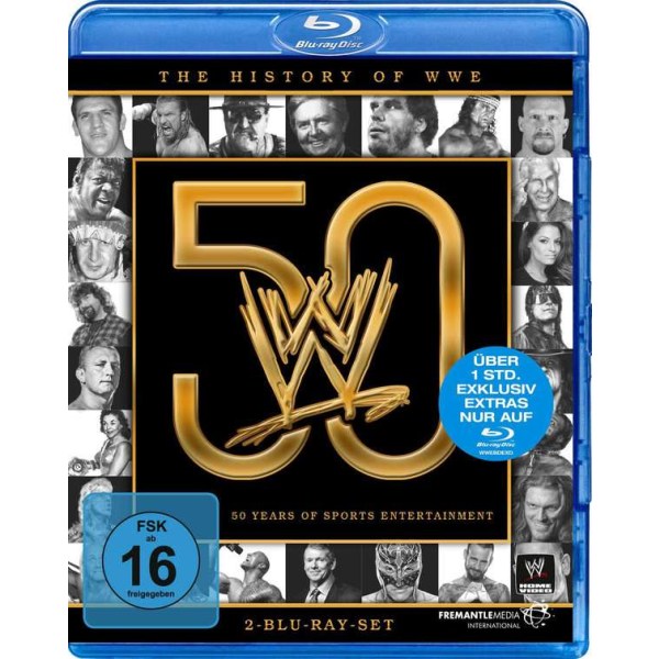 The History of WWE: 50 Years of Sports Entertainment (Blu-ray) - tonpool Medien  - (Blu-ray Video / Sport)