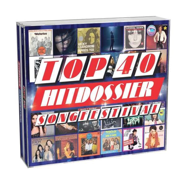 Various Artists: Top 40 Hitdossier: Songfestival - Sony  - (CD / Titel: Q-Z)