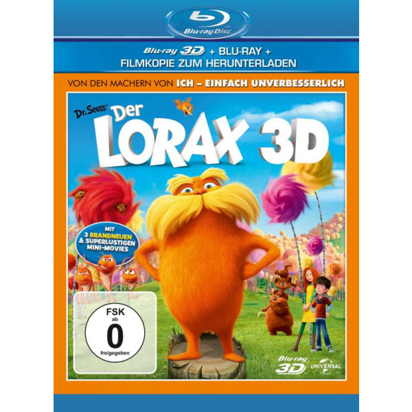 Der Lorax (3D & 2D Blu-ray) -   - (Blu-ray Video / Sonstige / unsortiert)