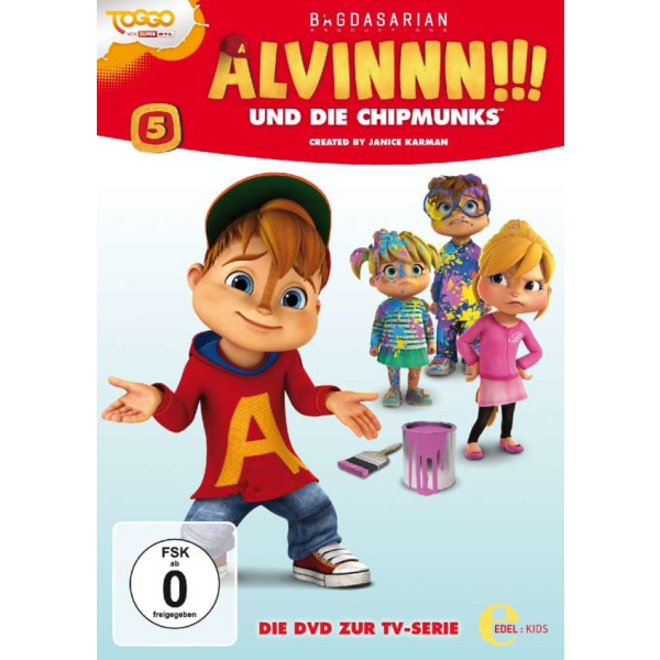 Alvinnn!!! und die Chipmunks DVD 5: Meine verrückte Schwester - Edel Music  - (DVD Video / ANIMATION)