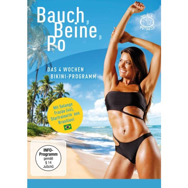 Bauch, Beine, Po: Das 4 Wochen Bikini Programm - WVG Medien  - (DVD Video / Sport)